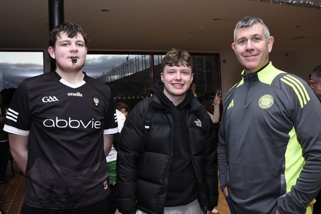Ethan Zoschke, Ben Keenan and Gary Stannett, match officials for Sunday's tournament. (Jim McCafferty Photography)