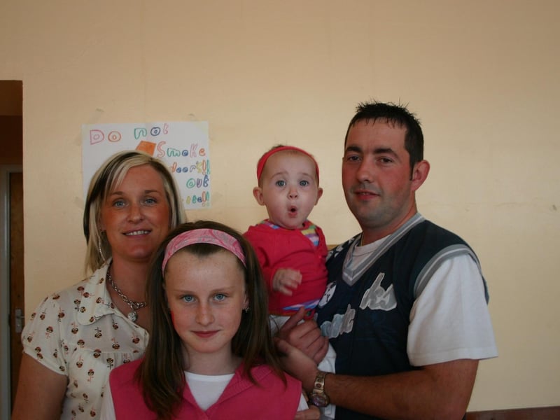 Proud parents with Ashleen and Kerian with Tori and Megan at the party. 8440/dd : .