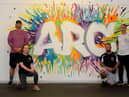 Gary Rutherford, Maggs Campbell, Lee Cury and Kevin McGown from the ARC Fitness Gym, Bay Road. DER2141GS – 024 
