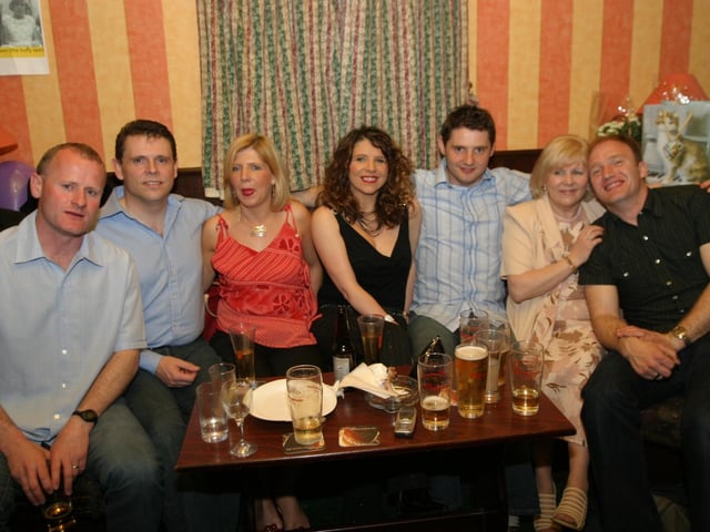 Party celebrations back in April 2004.