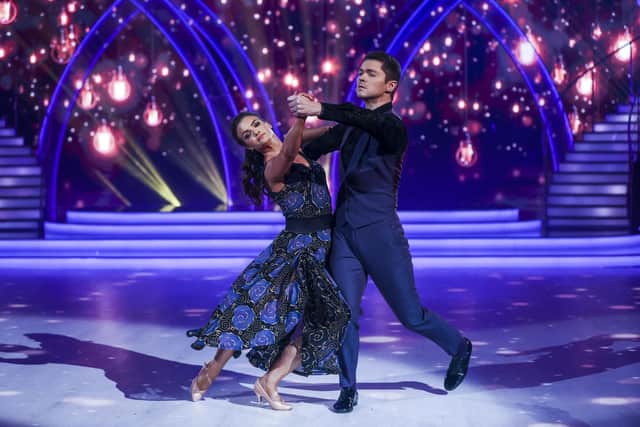 Glee Star Damian Mc Ginty with his Dance Partner Kylee Vincent during Dancing With The Stars Series 6 .
Pic : Kyran O’Brien/kobpix