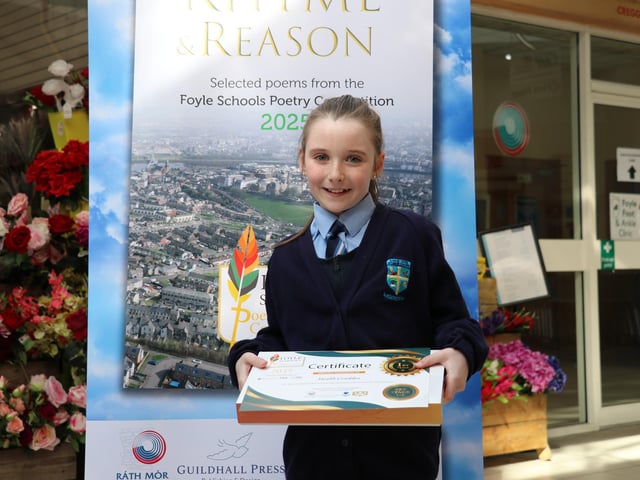 First-place winner Meabh Cradden KS2 - Hollybush.