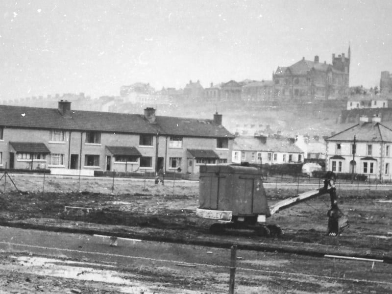 Early 1960s and work commences on the new housing development at Meenan Park.