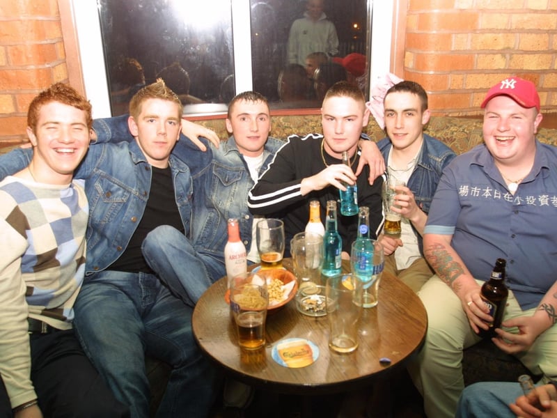 Eamonn Gallagher, Brendan Gill, Aaron Johnstone, Mark McCloskey, James Begley, and Frizz Doherty.