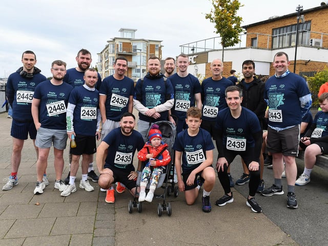 Foyle Hospice Run/Walk participants.  Photo: George Sweeney