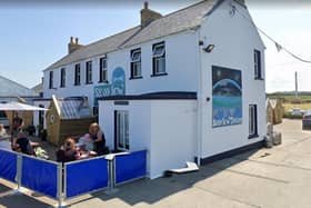 The Seaview Tavern, Malin Head. Photo: Google Earth
