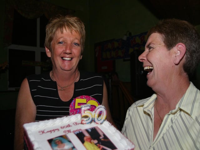 50th birthday of Marie Doherty, with cake!
