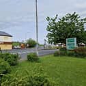 The roundabout at Bridgend.