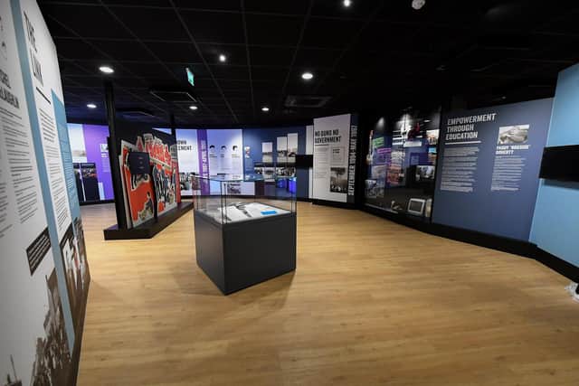 Derry's new Peacemakers Museum, located in the Gasyard Centre in the Bogside, will open to the public from Monday 22 July next. Photo: George Sweeney