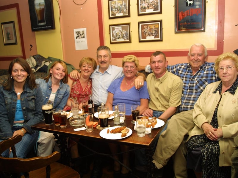 Pictures of Derry people partying in June and July 2003