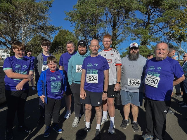 Participants at the annual Foyle Hospice Run/Walk.  Photo: George Sweeney