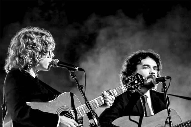 Tessio is the singer-songwriter duo from Derry consisting of Jude McCandless and Callum Feeney. They play acoustic guitars and sing close harmonies throughout their original songs and with influences ranging from The Everly Brothers to the La's, Tessio conjure a raw yet delicate acoustic sound to match their songwriting ability, which is honestly way beyond their years. Support slots for the Hothouse Flowers and The 4 Of Us have only sharpened their on stage presence and recently released single, 'Hang It On My Back' has been warmly received by critics in advance of their debut album, slated for release in August 2024.