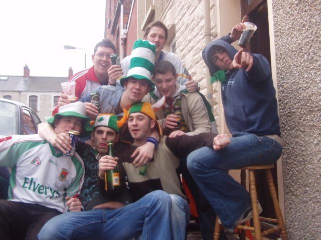 OLYMPUS DIGITAL CAMERA : Pictured are people enjoying the St Patrick's Day celebrations in Derry 20 years ago on March 17, 2005.