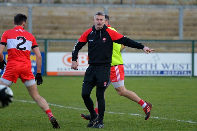 Derry seniors manager Rory Gallagher. Photo: George Sweeney. DER2305GS – 143
