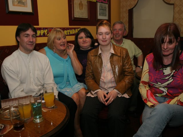 Party celebrations back in June 2004.