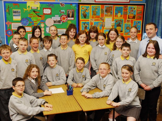 Pupils from the Model Primary School.