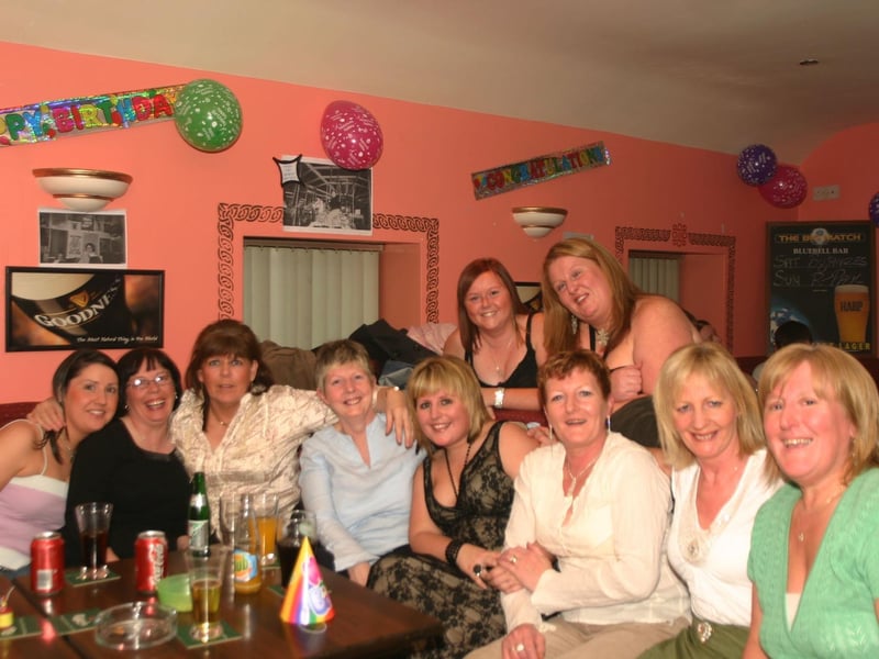 Charlene seated centre pictured with her Aunties having a good time at her 21st 457 //dd : .