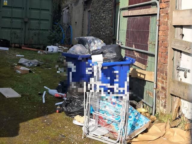 Fly tipping spotted by local concerned residents around the Magee area.