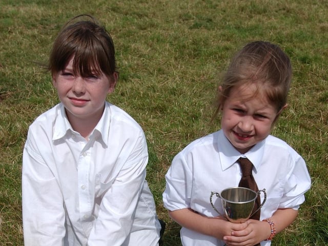 Young girls at the Inishowen Agricultural Show in Carndonagh.