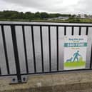 One of the fines urging people not to dog foul in Derry and Strabane.