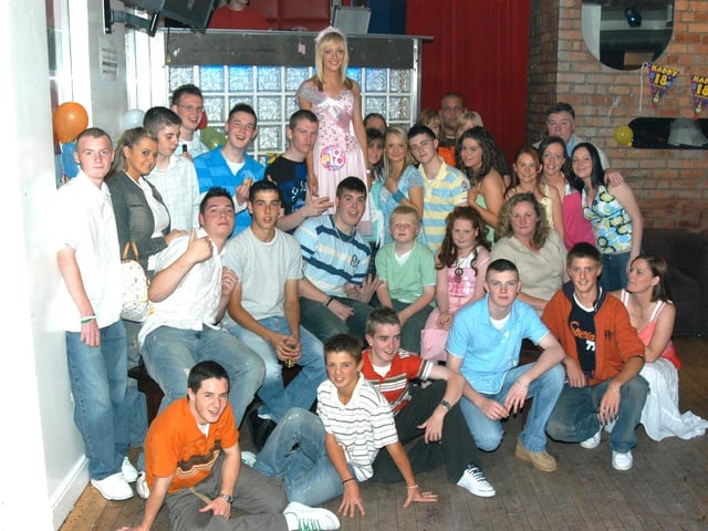 Michelle's 18th birthday celebrations from 20 years ago.