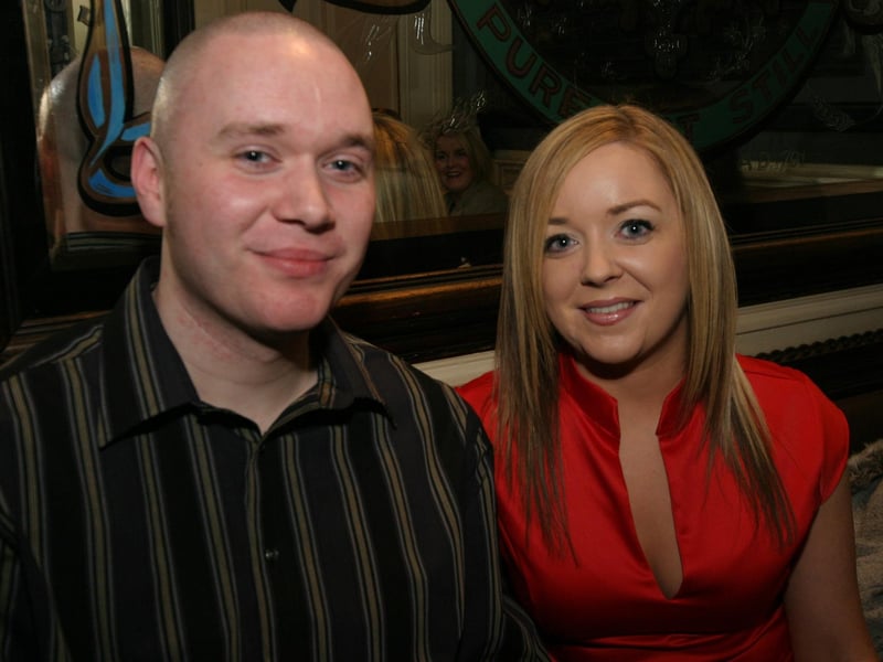 Sinead smiles for the camera with her brother Declan on the occasion of her birthday 0121/JML : .