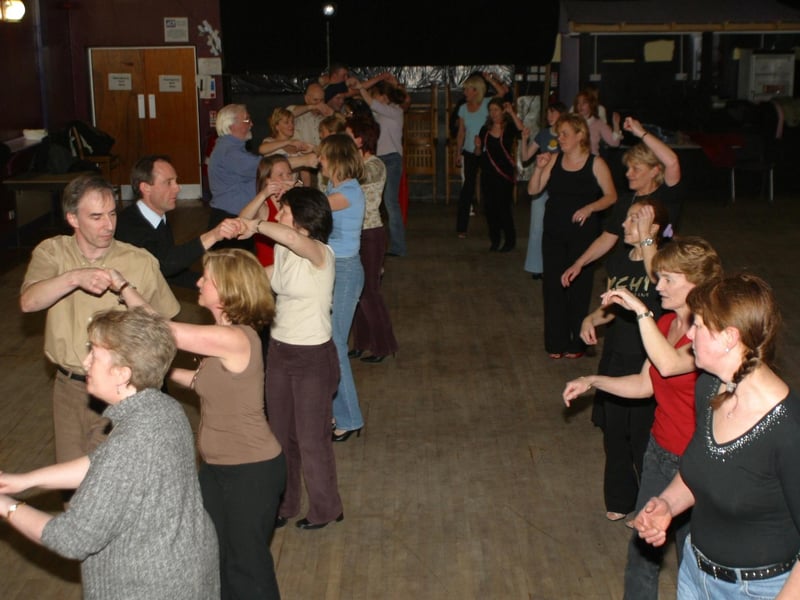 Dancing the night away in the Nerve Centre back in April 2004.