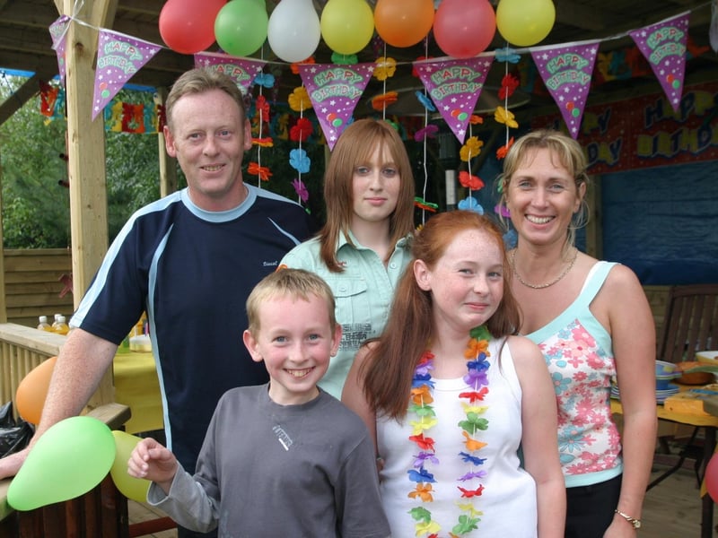 Parties and nights out in July 2004. Carla Moore