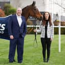 Kathryn Holland, commercial manager at Down Royal with Dominic Kearns, CEO at Fibrus.