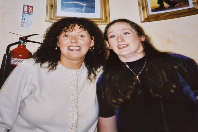 Margaret with a friend.
