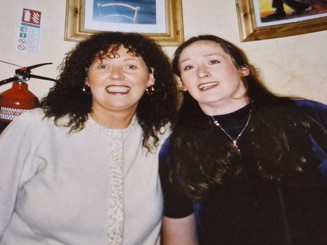Margaret with a friend.