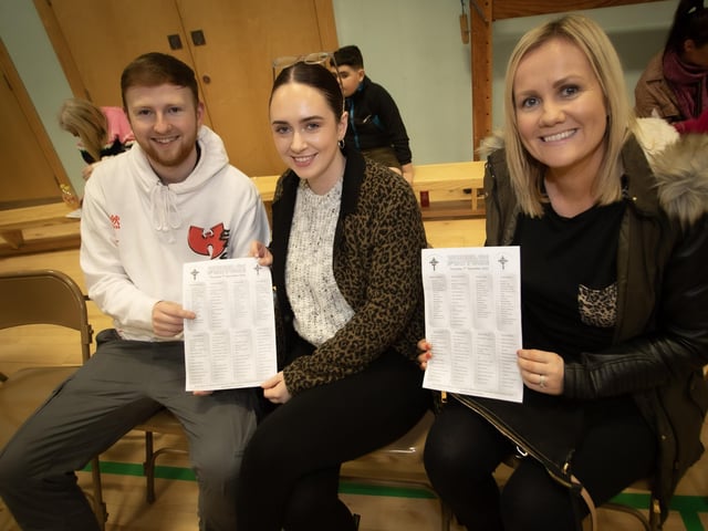 Happy punters at the St. Joseph's Boys School Annual Rickety Wheel.