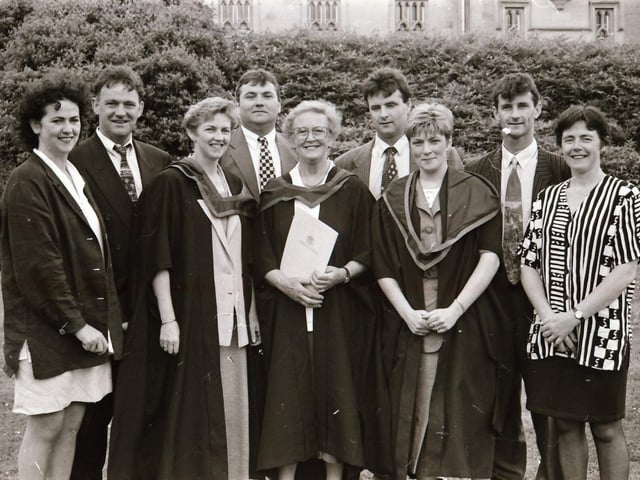 Graduates from Derry’s Magee, back in July 1995.