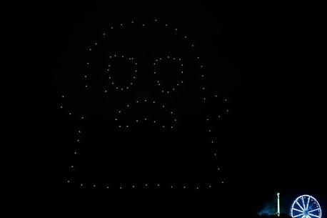 The angry little ghost in the nigh sky.