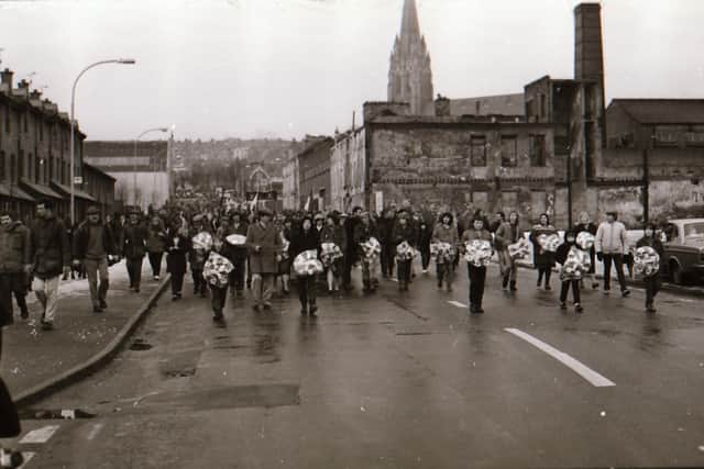 Derry Journal January 1985 Bloody Sunday commemoration.