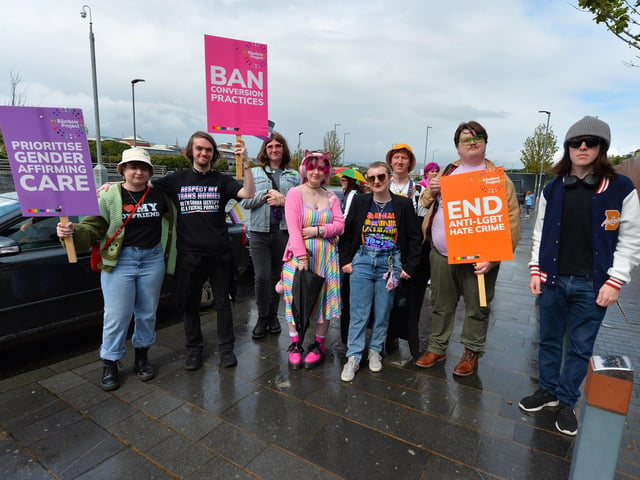 Revellers at the 2024 Foyle Pride Parade. Photo: George Sweeney