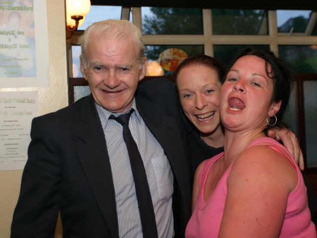 Customers at the Bogside Inn back in June 2004.
