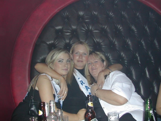 Revellers in Zone nightclub.