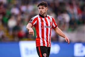STAYING PUT . . .  Adam O'Reilly hopes to land a new Derry City deal. Photo by Stephen McCarthy/Sportsfile
