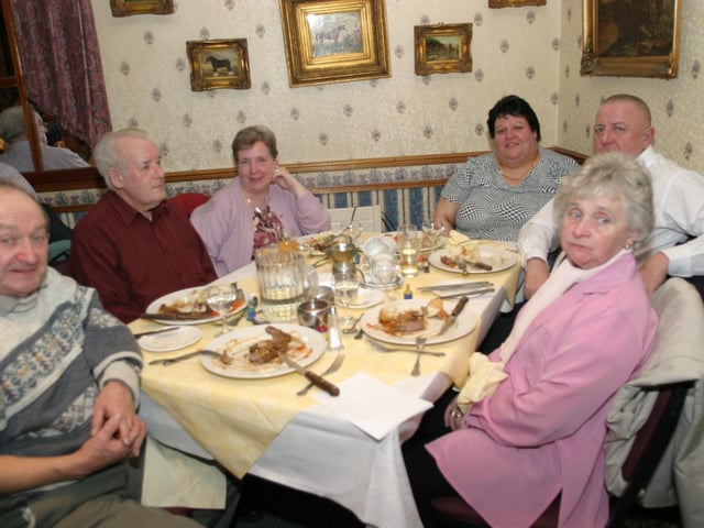 Pictures of Derry people partying in November 2003
