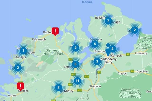 ESB were still dealing with multiple power cuts in Donegal on Monday.