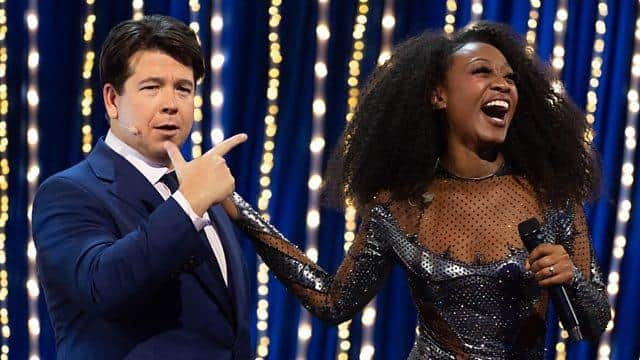 Michael McIntyre and Beverley Knight