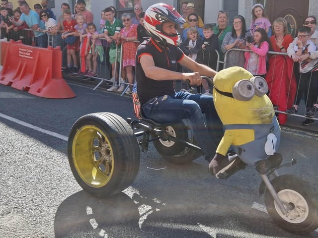 The minions were getting in on the action.