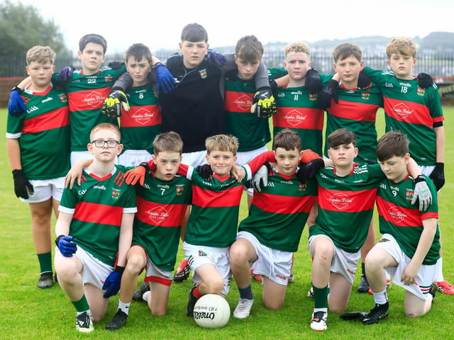Slaughtmanus GAC team at the Martin McGuinness Chieftain’s Gaelic Games held at Sean Dolans GAC.  (Photo - Tom Heaney, nwpresspics)