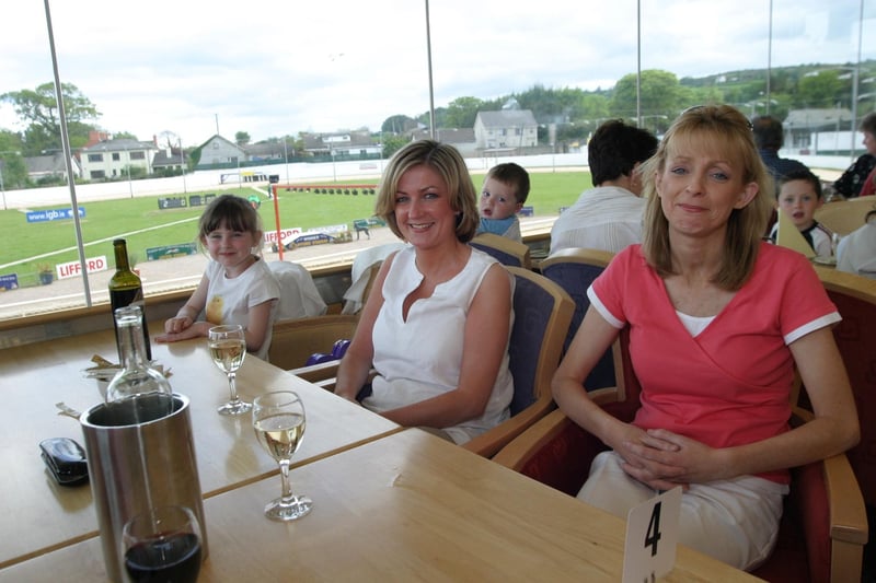 At the Lifford races back in 2004 with tasty food and a few drinks.