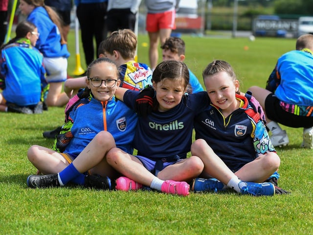 Children at the Steelstown Brian Ogs Cul Camp. Photo: George Sweeney
