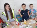 Making Derry City Crackers are brothers Ciaran (8) and Kai (5) Doherty at the Bull Park event on Tuesday evening.