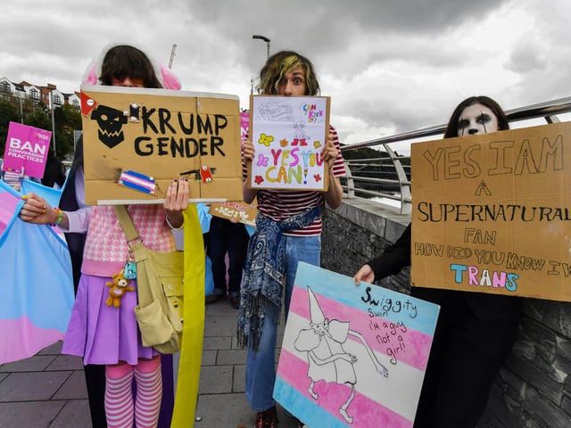 Revellers take part in the 2025 Foyle Pride Parade. Photo: George Sweeney
