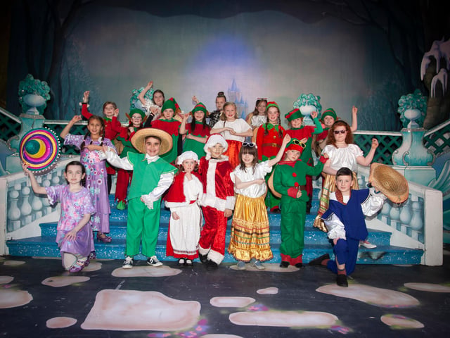 P5 taking Santa on a trip to Mexico in Sombrero for Santa.
