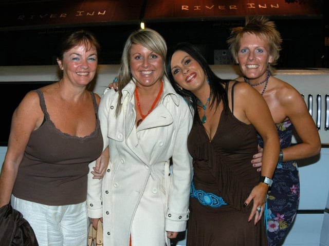 Haley out for a party with friends.